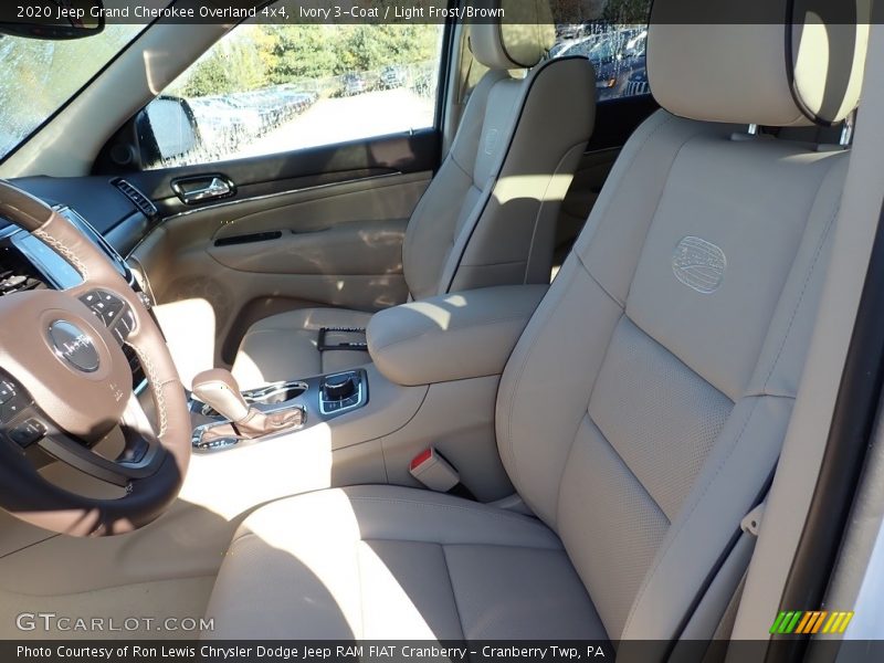 Ivory 3-Coat / Light Frost/Brown 2020 Jeep Grand Cherokee Overland 4x4