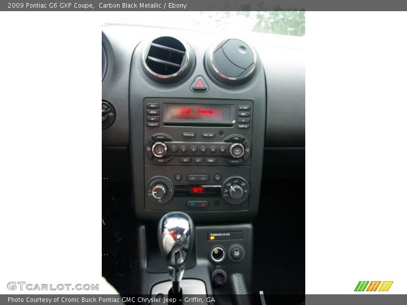 Carbon Black Metallic / Ebony 2009 Pontiac G6 GXP Coupe
