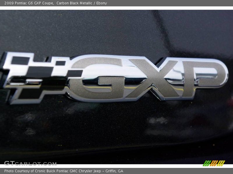 Carbon Black Metallic / Ebony 2009 Pontiac G6 GXP Coupe