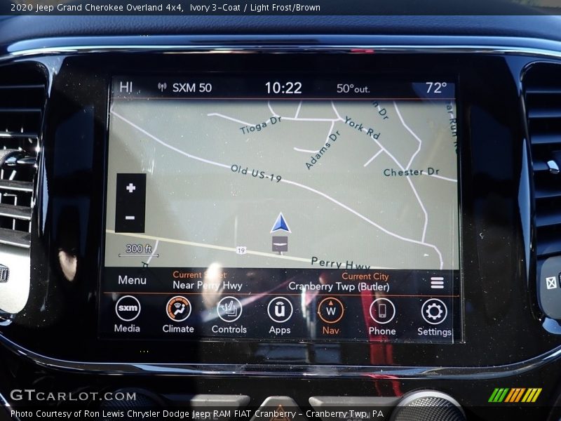 Ivory 3-Coat / Light Frost/Brown 2020 Jeep Grand Cherokee Overland 4x4
