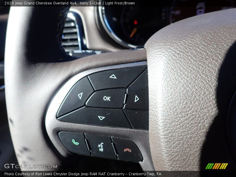 Ivory 3-Coat / Light Frost/Brown 2020 Jeep Grand Cherokee Overland 4x4