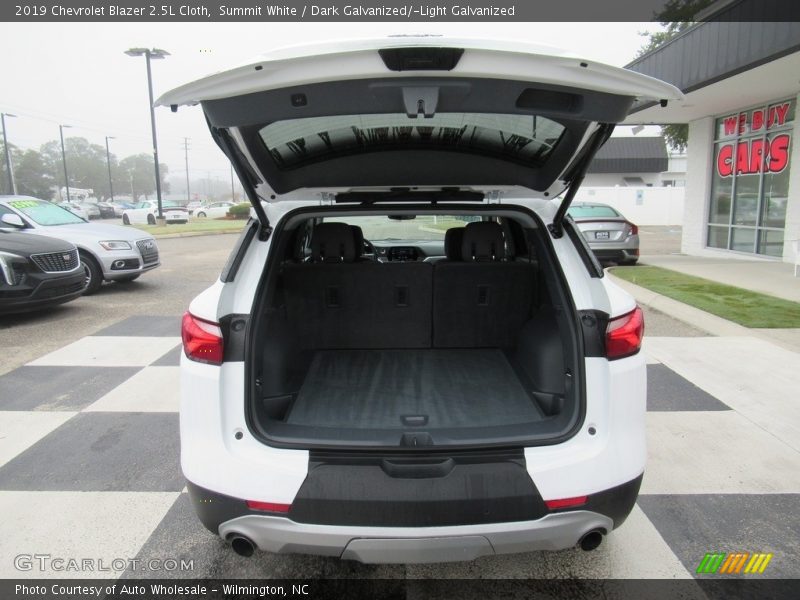 Summit White / Dark Galvanized/­Light Galvanized 2019 Chevrolet Blazer 2.5L Cloth