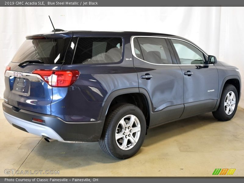 Blue Steel Metallic / Jet Black 2019 GMC Acadia SLE