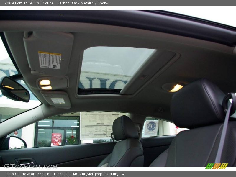 Carbon Black Metallic / Ebony 2009 Pontiac G6 GXP Coupe