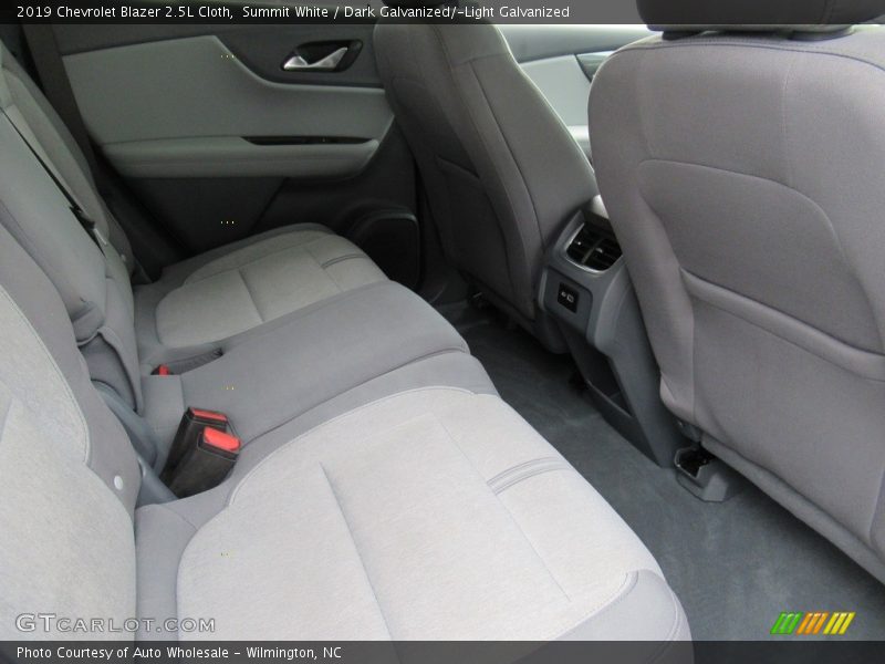 Summit White / Dark Galvanized/­Light Galvanized 2019 Chevrolet Blazer 2.5L Cloth