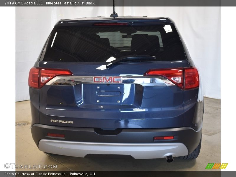 Blue Steel Metallic / Jet Black 2019 GMC Acadia SLE