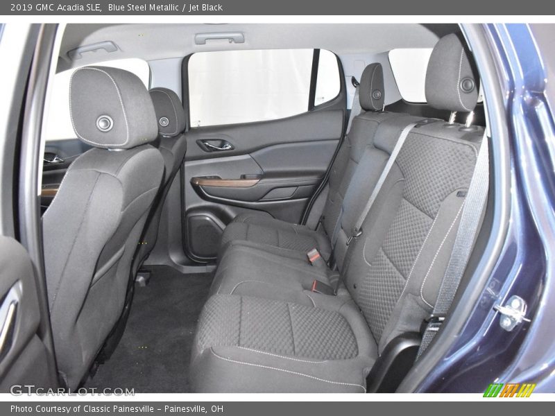 Blue Steel Metallic / Jet Black 2019 GMC Acadia SLE