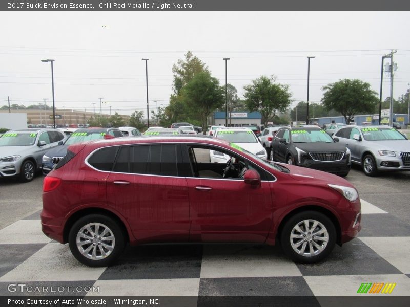 Chili Red Metallic / Light Neutral 2017 Buick Envision Essence