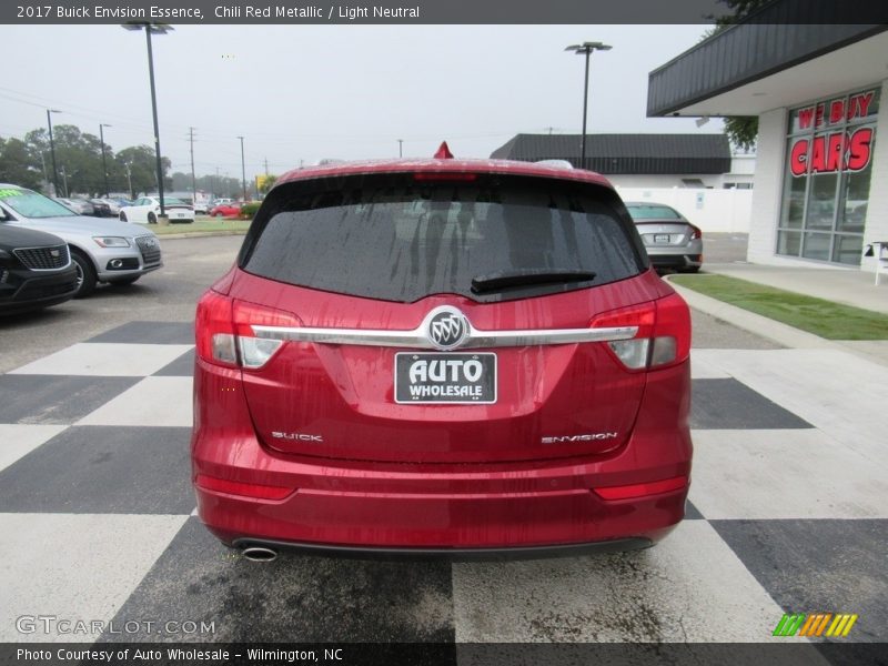 Chili Red Metallic / Light Neutral 2017 Buick Envision Essence