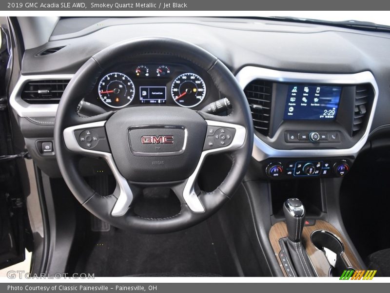 Smokey Quartz Metallic / Jet Black 2019 GMC Acadia SLE AWD