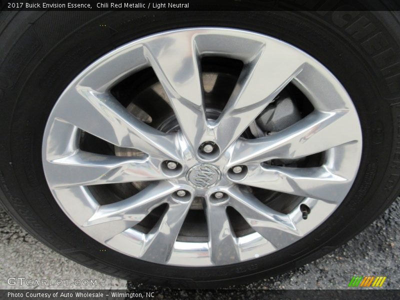 Chili Red Metallic / Light Neutral 2017 Buick Envision Essence