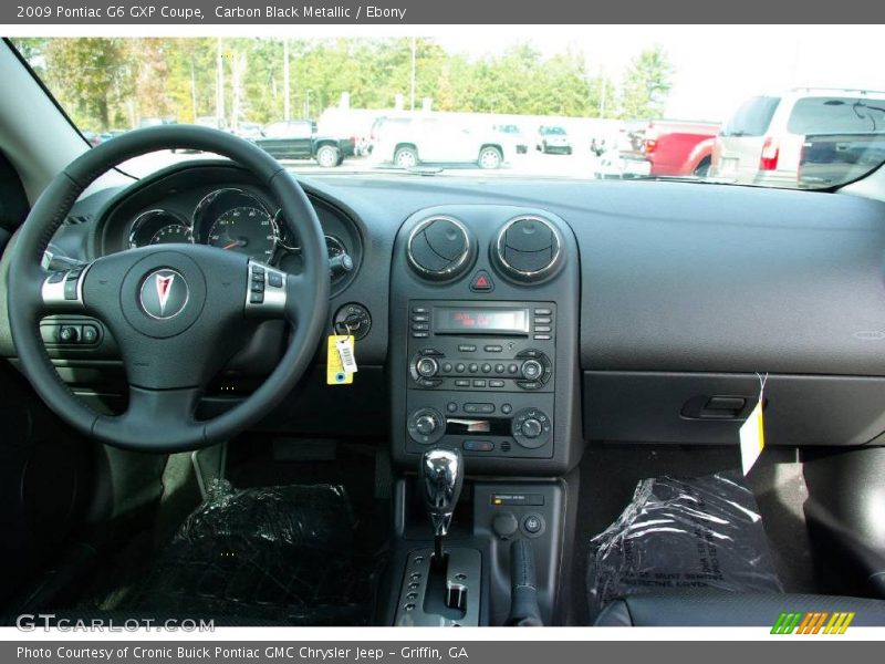 Carbon Black Metallic / Ebony 2009 Pontiac G6 GXP Coupe