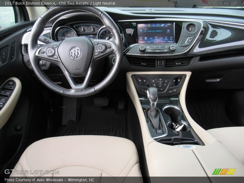 Chili Red Metallic / Light Neutral 2017 Buick Envision Essence