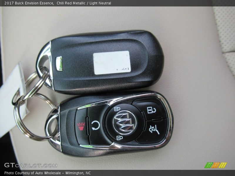 Chili Red Metallic / Light Neutral 2017 Buick Envision Essence