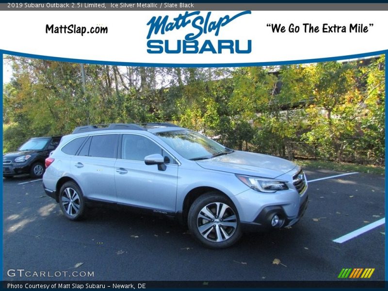 Ice Silver Metallic / Slate Black 2019 Subaru Outback 2.5i Limited