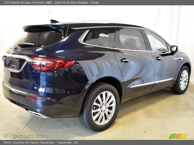 Dark Moon Blue Metallic / Shale 2020 Buick Enclave Premium AWD