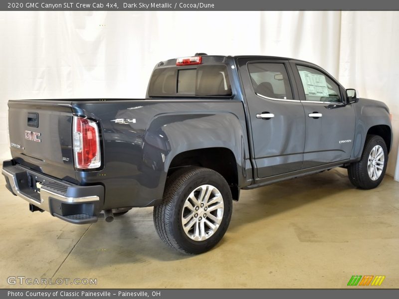 Dark Sky Metallic / Cocoa/Dune 2020 GMC Canyon SLT Crew Cab 4x4