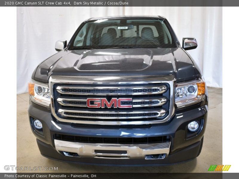 Dark Sky Metallic / Cocoa/Dune 2020 GMC Canyon SLT Crew Cab 4x4