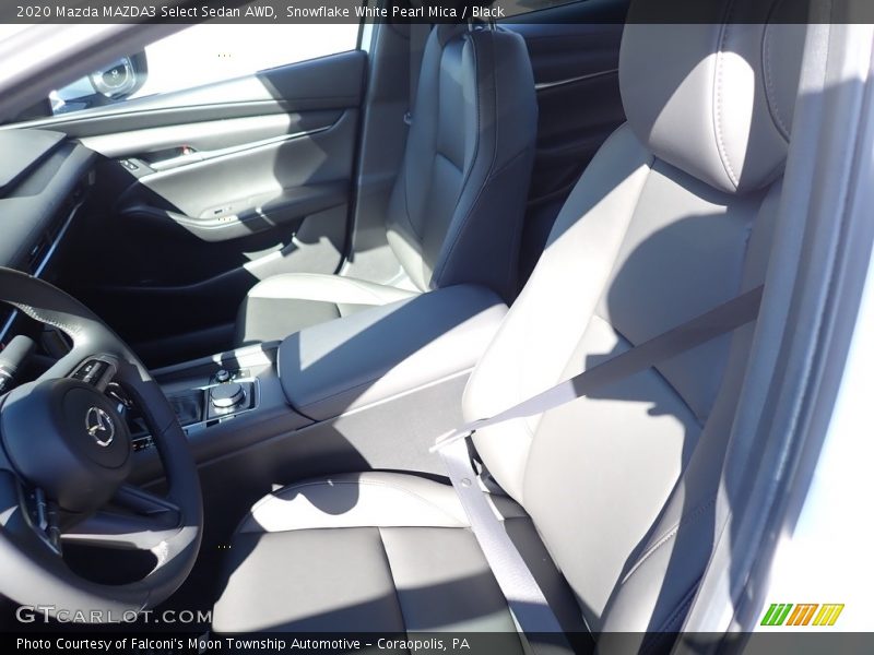 Snowflake White Pearl Mica / Black 2020 Mazda MAZDA3 Select Sedan AWD