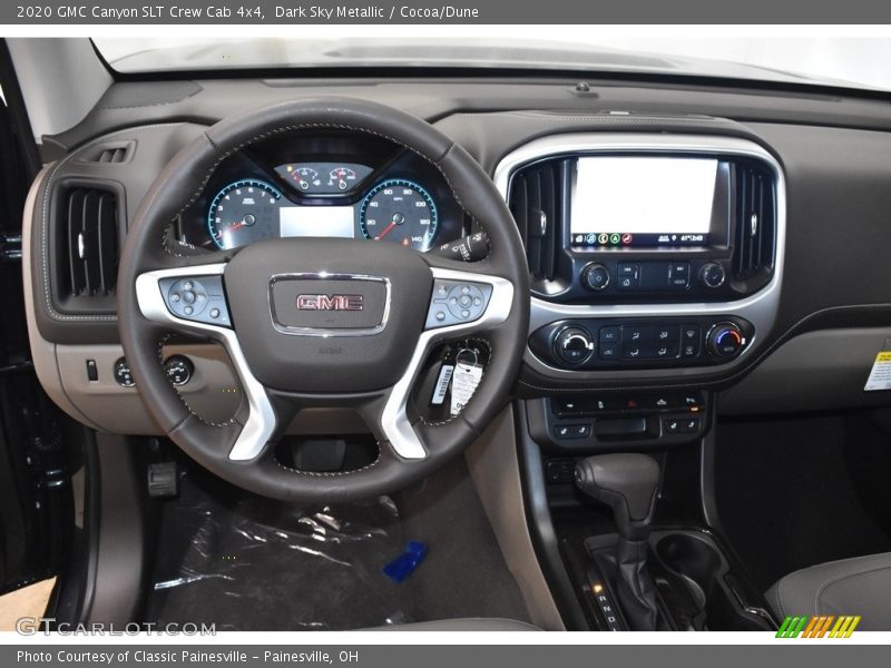 Dark Sky Metallic / Cocoa/Dune 2020 GMC Canyon SLT Crew Cab 4x4