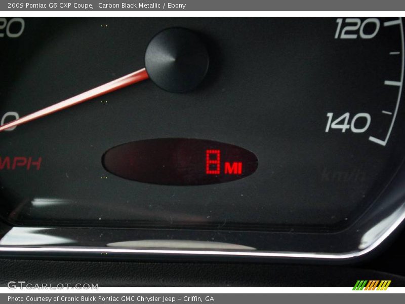 Carbon Black Metallic / Ebony 2009 Pontiac G6 GXP Coupe