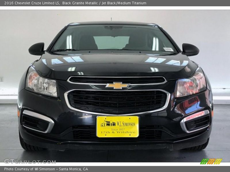 Black Granite Metallic / Jet Black/Medium Titanium 2016 Chevrolet Cruze Limited LS