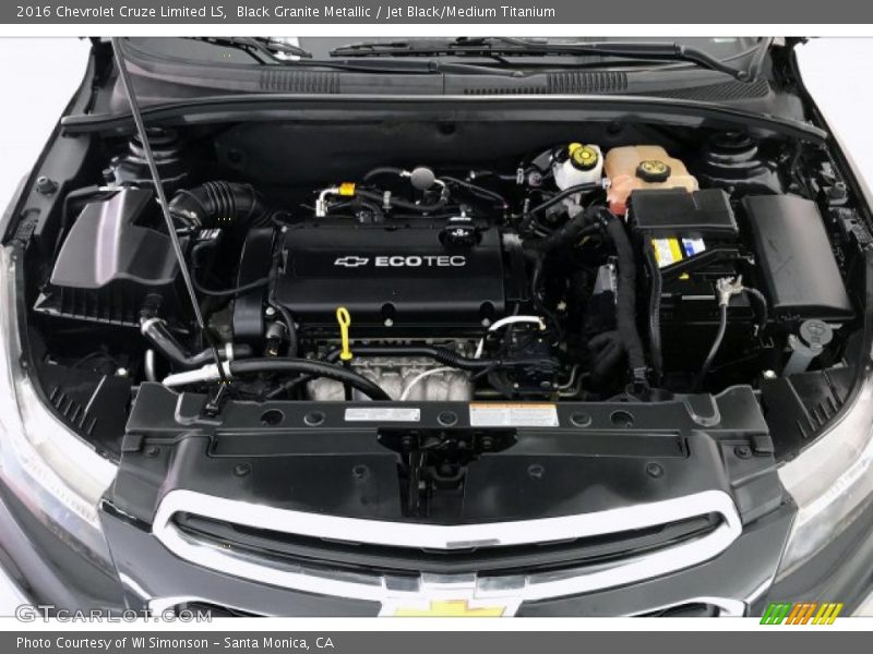 Black Granite Metallic / Jet Black/Medium Titanium 2016 Chevrolet Cruze Limited LS