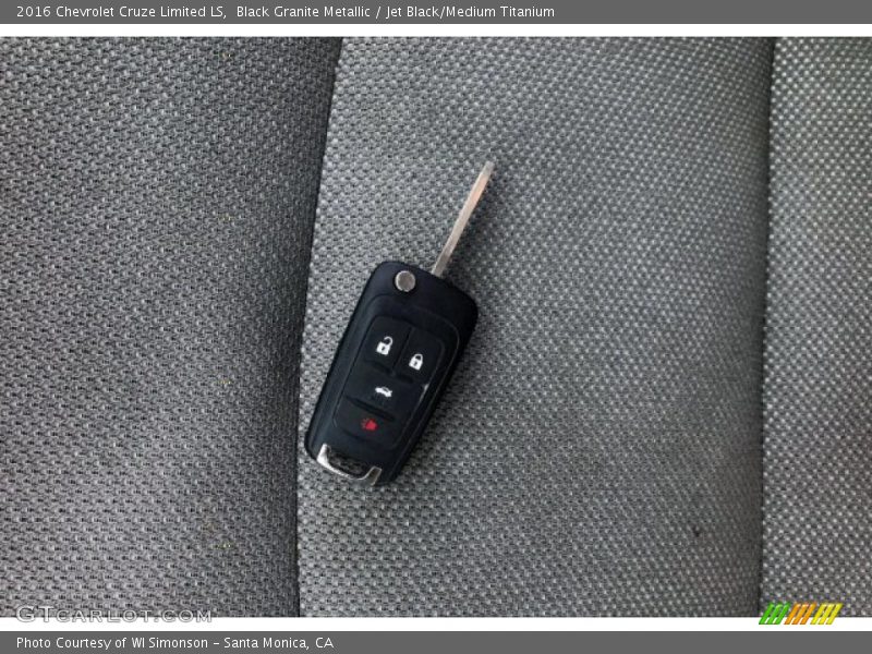 Black Granite Metallic / Jet Black/Medium Titanium 2016 Chevrolet Cruze Limited LS