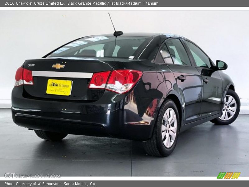Black Granite Metallic / Jet Black/Medium Titanium 2016 Chevrolet Cruze Limited LS