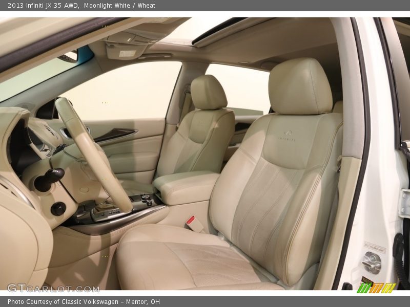 Moonlight White / Wheat 2013 Infiniti JX 35 AWD