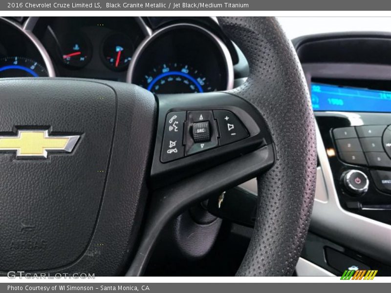 Black Granite Metallic / Jet Black/Medium Titanium 2016 Chevrolet Cruze Limited LS
