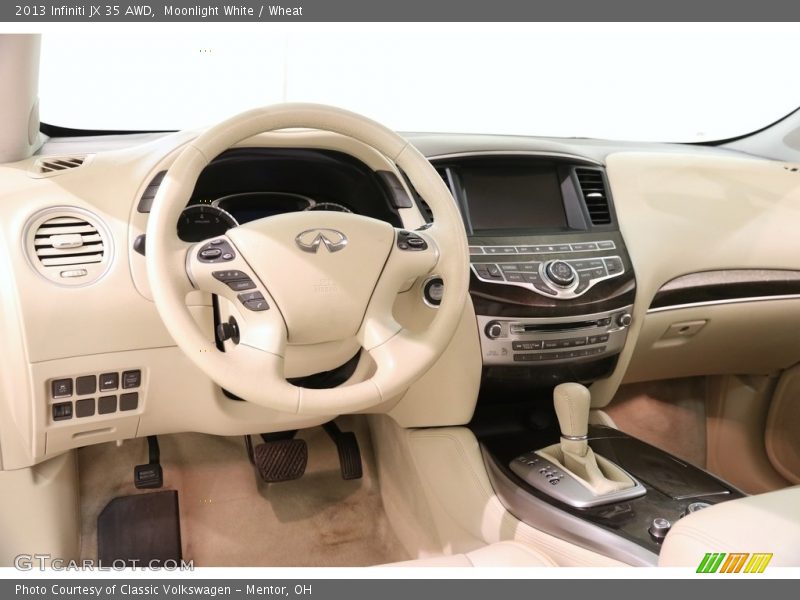Moonlight White / Wheat 2013 Infiniti JX 35 AWD