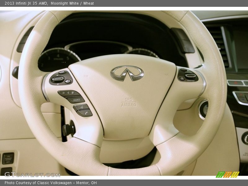 Moonlight White / Wheat 2013 Infiniti JX 35 AWD