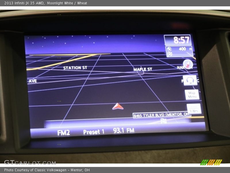 Moonlight White / Wheat 2013 Infiniti JX 35 AWD