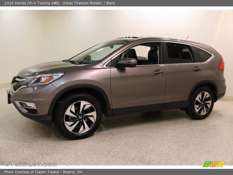 Urban Titanium Metallic / Black 2016 Honda CR-V Touring AWD