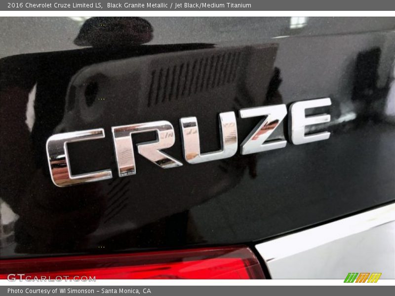 Black Granite Metallic / Jet Black/Medium Titanium 2016 Chevrolet Cruze Limited LS