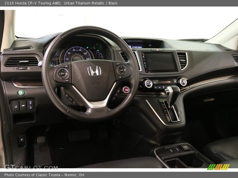 Urban Titanium Metallic / Black 2016 Honda CR-V Touring AWD