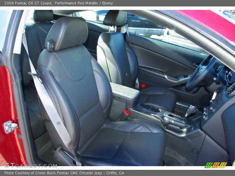 Performance Red Metallic / Ebony 2009 Pontiac G6 GT Coupe