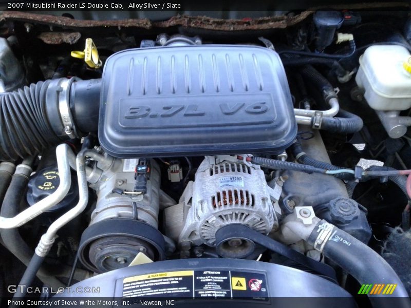 Alloy Silver / Slate 2007 Mitsubishi Raider LS Double Cab