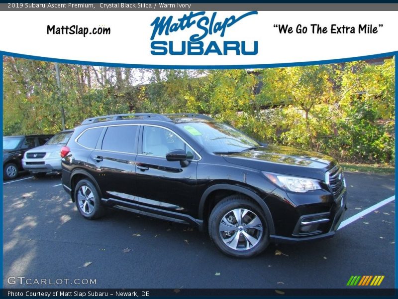 Crystal Black Silica / Warm Ivory 2019 Subaru Ascent Premium