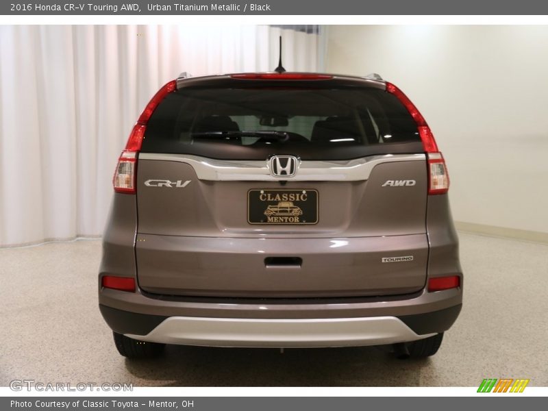 Urban Titanium Metallic / Black 2016 Honda CR-V Touring AWD