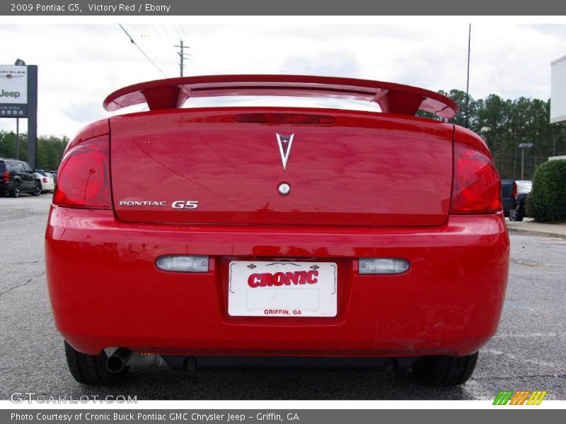 Victory Red / Ebony 2009 Pontiac G5