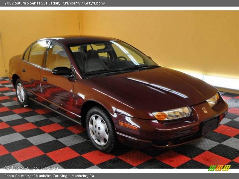 Cranberry / Gray/Ebony 2002 Saturn S Series SL1 Sedan