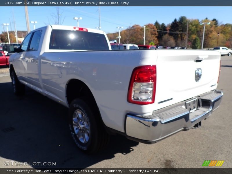 Bright White / Black/Diesel Gray 2019 Ram 2500 Bighorn Crew Cab 4x4