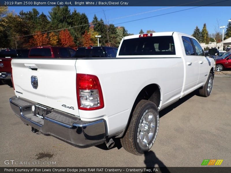 Bright White / Black/Diesel Gray 2019 Ram 2500 Bighorn Crew Cab 4x4