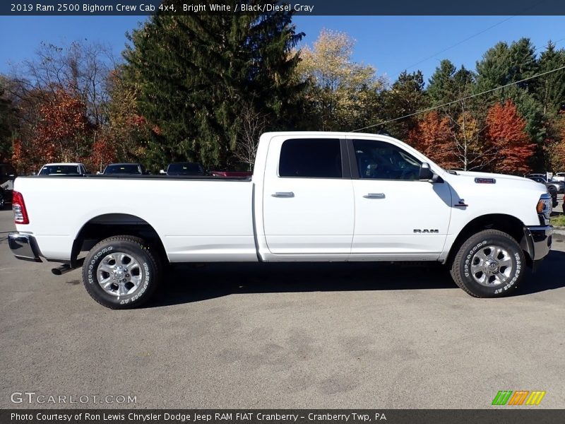 Bright White / Black/Diesel Gray 2019 Ram 2500 Bighorn Crew Cab 4x4