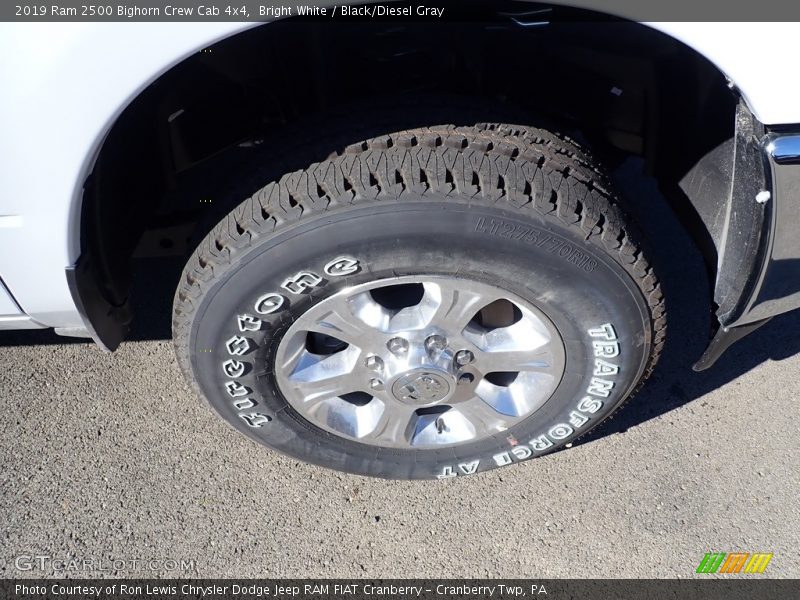 Bright White / Black/Diesel Gray 2019 Ram 2500 Bighorn Crew Cab 4x4
