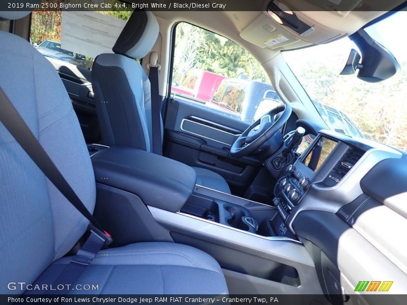 Bright White / Black/Diesel Gray 2019 Ram 2500 Bighorn Crew Cab 4x4