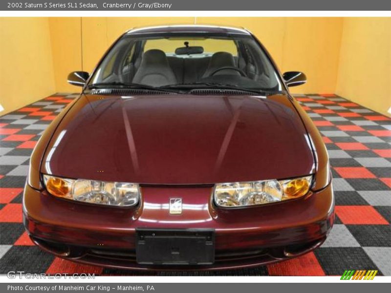 Cranberry / Gray/Ebony 2002 Saturn S Series SL1 Sedan