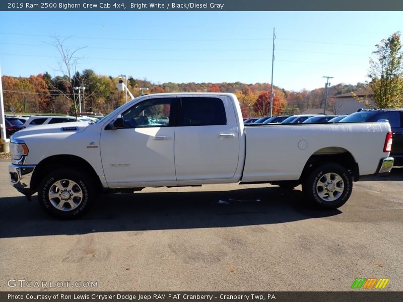 Bright White / Black/Diesel Gray 2019 Ram 2500 Bighorn Crew Cab 4x4